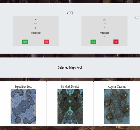 A link to a project